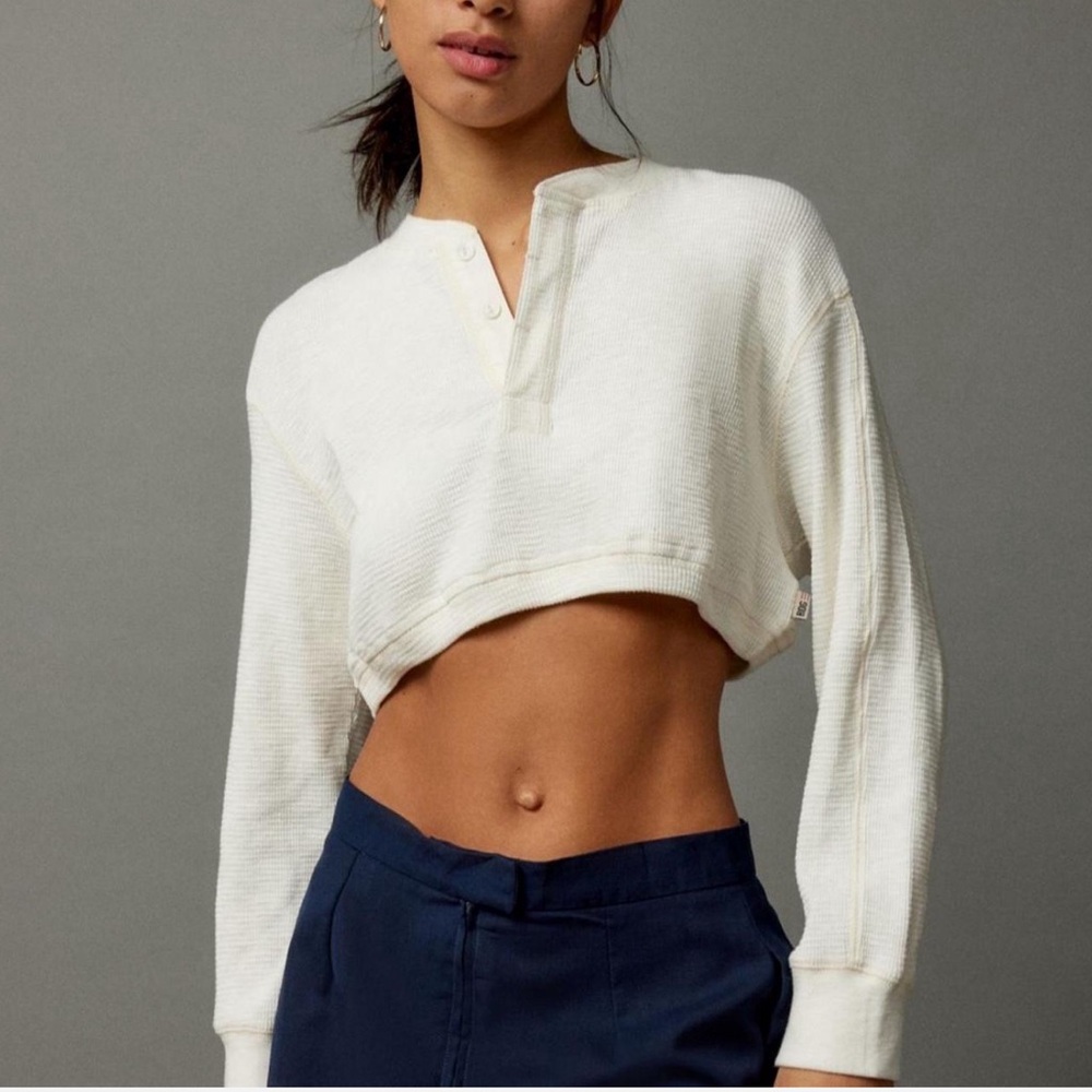 Urban Outfitters White BDG long sleeve shirt